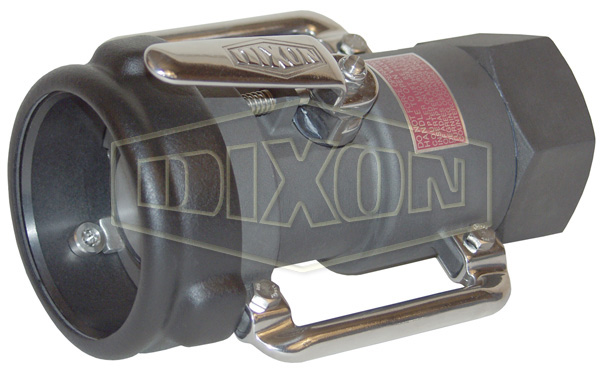 Bayonet Style Dry Disconnect Straight Swivel Coupler x Female NPT